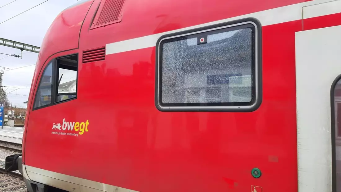 BPOLI-KN: Zeugen gesucht: Unbekannter bewirft Regionalexpress - Bild: presseportal.de