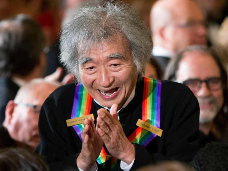 Der japanishe Dirigent Seiji Ozawa starb im Alter von 88 Jahren. - Foto: Andrew Harnik/AP/dpa