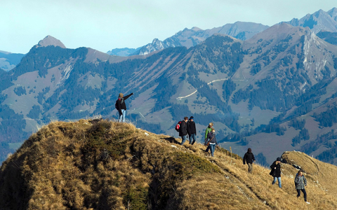 Im Wandergebiet Rochers-de-Naye in der Schweiz sind drei Menschen tödlich verunglückt (Archivbild von 2011). - Foto: Jean-Christophe Bott/dpa