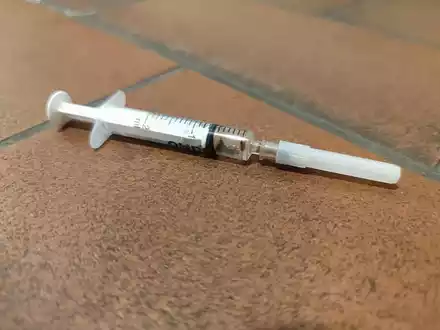 Heroin-Spritze (Archiv) - Foto: über dts Nachrichtenagentur