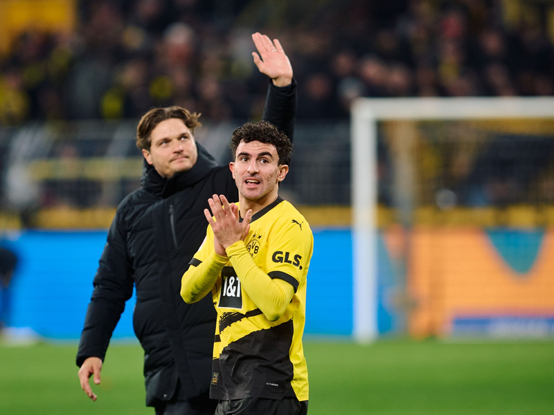 Erstmals nach seiner folgenschweren Knieverletzung Anfang Mai 2021 beim Pokal-Halbfinale gegen Kiel kam Mateu Morey (vorne) in einem Pflichtspiel wieder zum Einsatz. - Foto: Bernd Thissen/dpa