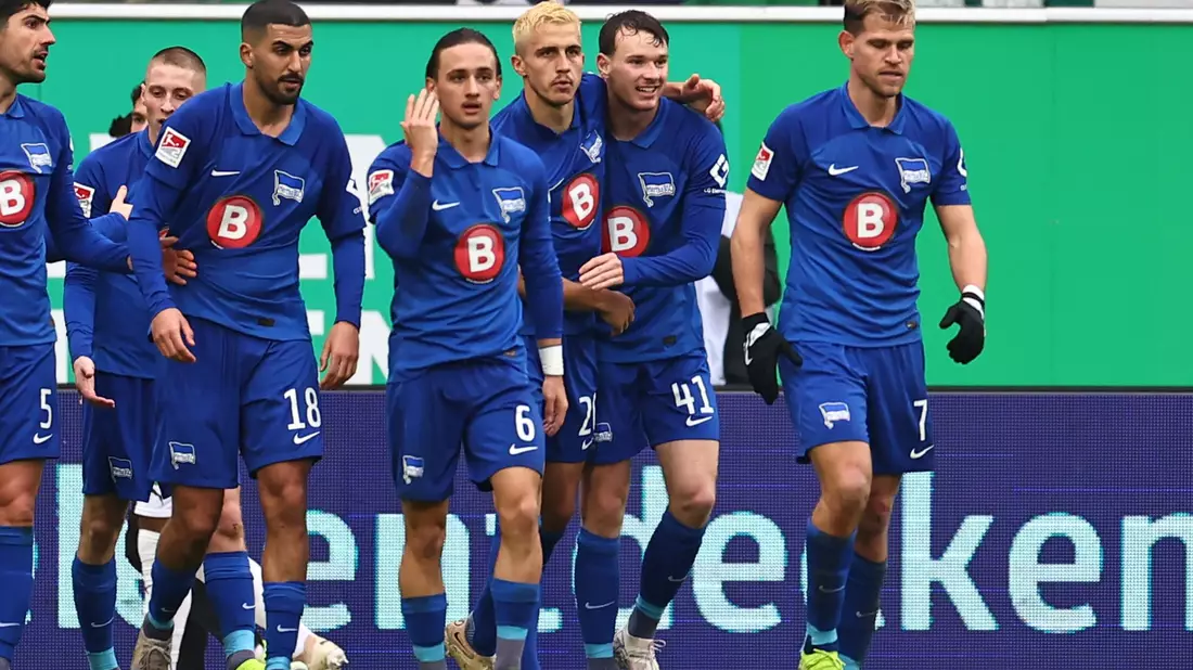 Hertha BSC setzte sich in Fürth durch. - Bild: Daniel Karmann/dpa