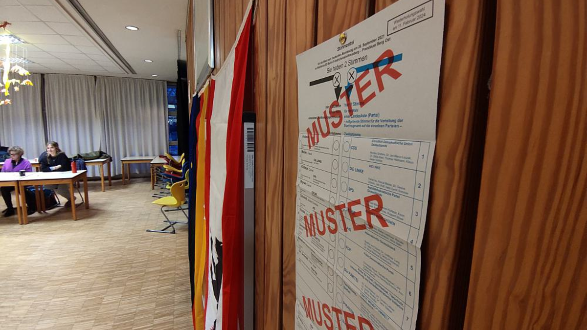 Wahllokal am 11.02.2024 - Foto: über dts Nachrichtenagentur