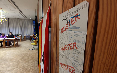 Wahllokal am 11.02.2024 - Foto: über dts Nachrichtenagentur