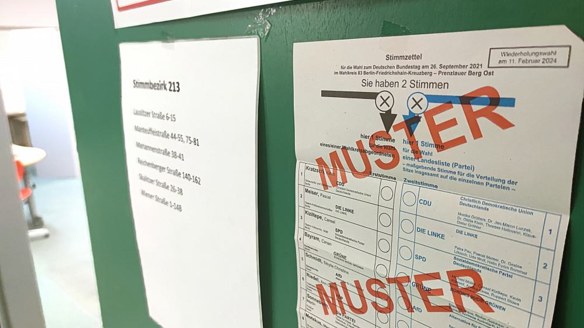 Wahllokal am 11.02.2024 - Foto: über dts Nachrichtenagentur