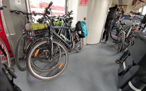 Fahrradmitnahme in einem Regionalzug (Archiv) - Foto: über dts Nachrichtenagentur