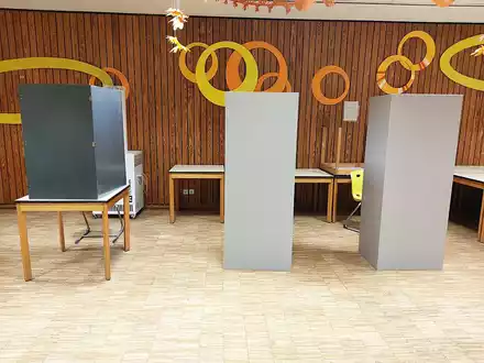 Wahllokal am 11.02.2024 - Foto: über dts Nachrichtenagentur