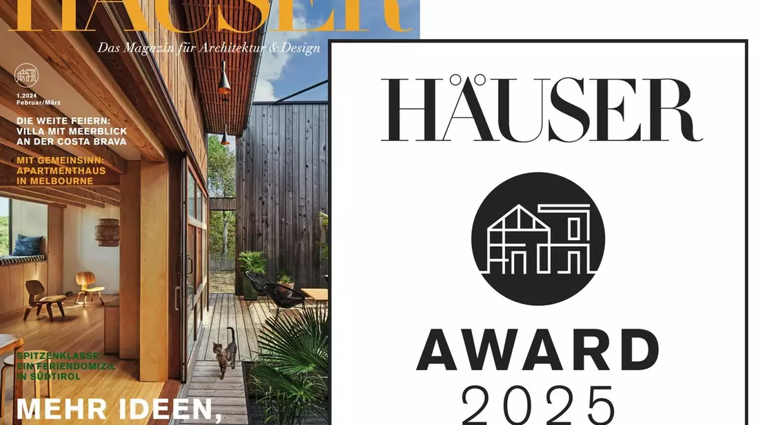 Ausschreibung HÄUSER-AWARD 2025: Einfach gute Häuser - gesucht werden individuelle und alltagstaugliche Einfamilienhäuser - Bild: presseportal.de