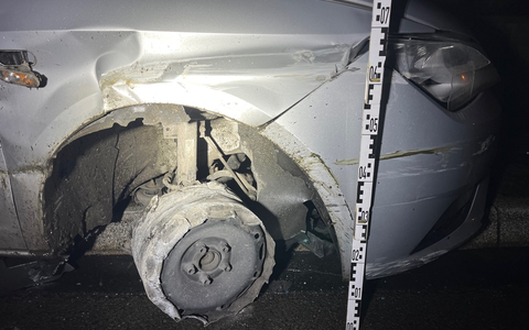 POL-GM: Mit glühenden Felgen liegen geblieben - Foto: presseportal.de