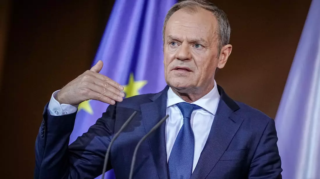 Der polnische Ministerpräsident Donald Tusk. - Bild: Kay Nietfeld/dpa