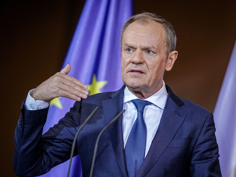 Der polnische Ministerpräsident Donald Tusk. - Foto: Kay Nietfeld/dpa