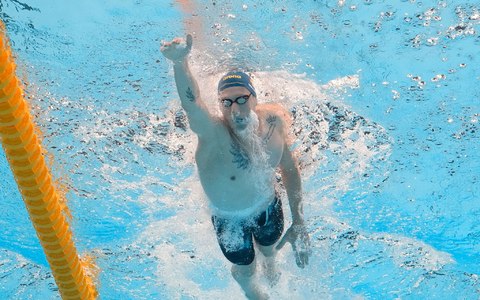 Schied über 800 Meter Freistil bereits im Vorlauf aus: Florian Wellbrock. - Foto: Lee Jin-man/AP