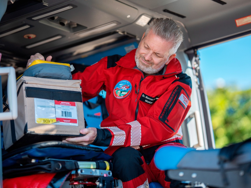 Lebensrettend bei massivem Blutverlust / Bewährter Einsatz von Blutkonserven an Bord von Christoph 53 - Foto: presseportal.de