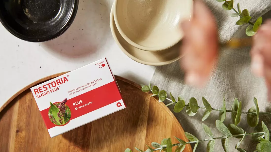 Mit RESTORIA SANGUI PLUS von QUISCO Healthcare die Blutbildung anregen und Eisenmangel beheben - Bild: presseportal.de