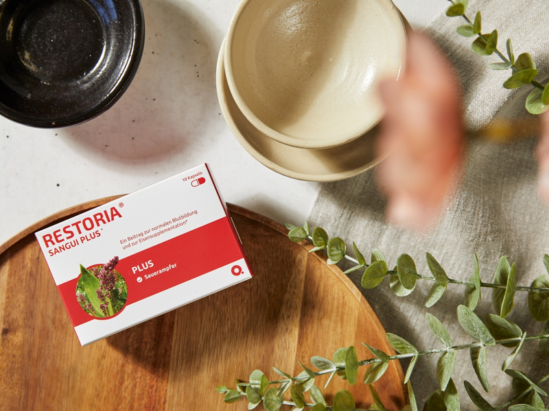 Mit RESTORIA SANGUI PLUS von QUISCO Healthcare die Blutbildung anregen und Eisenmangel beheben - Foto: presseportal.de