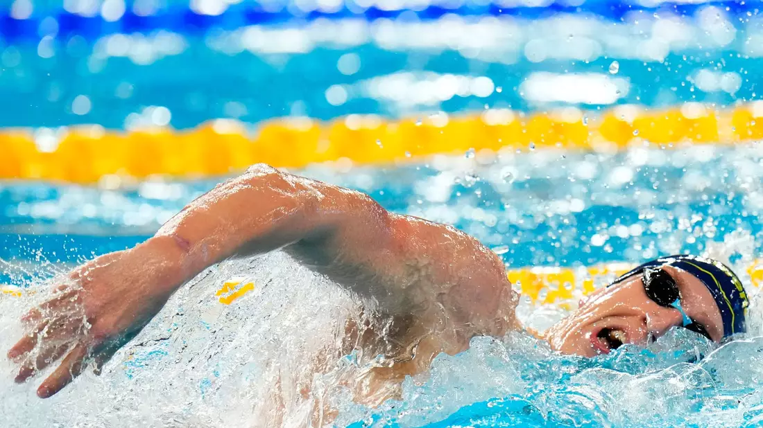 Lukas Märtens verpasste bei der WM in Katar seine zweite Medaille. - Bild: Hassan Ammar/AP/dpa