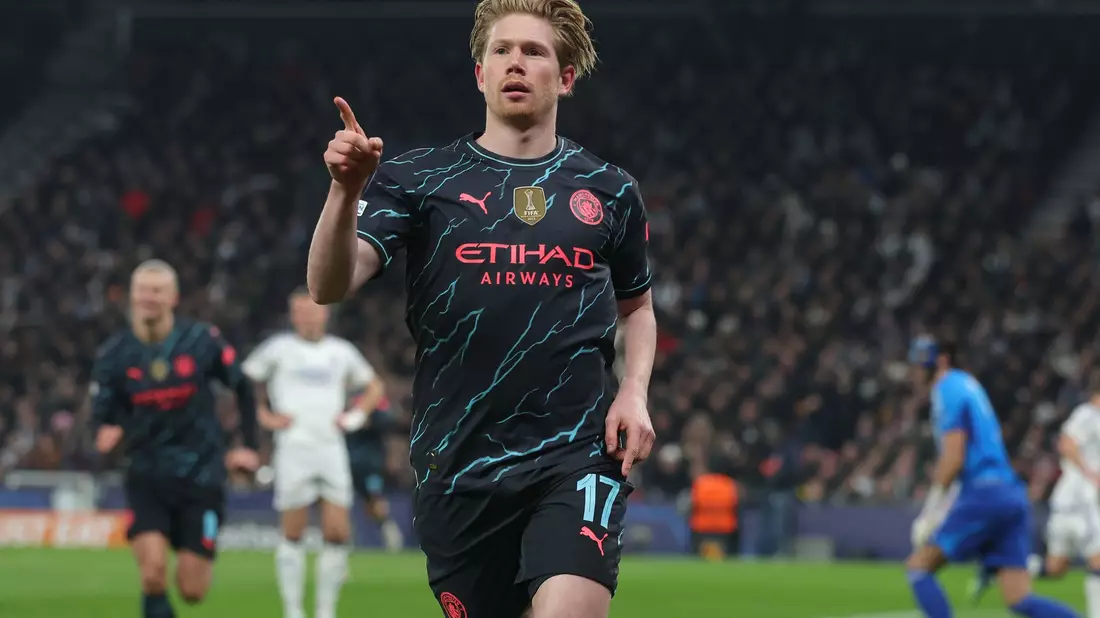 Führte City in Kopenhagen zum Sieg: Kevin De Bruyne. - Bild: Paul Terry/CSM via ZUMA Press Wire/dpa