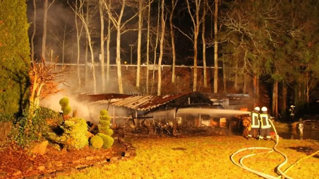POL-PPWP: Brand eines Gartenhaueses - Bild: presseportal.de