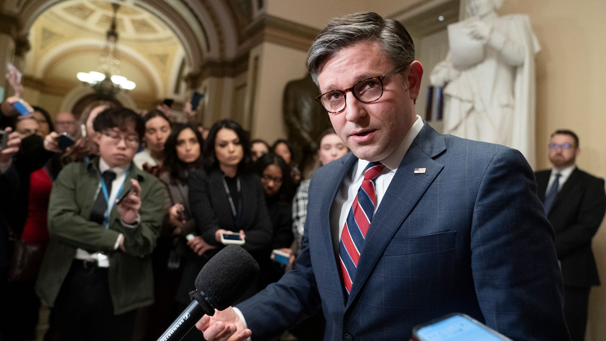 Nachdem der Senat neue Ukraine-Hilfen gebilligt hat, hängt deren Freigabe nun von den Abgeordneten in Mike Johnsons Parlamentskammer ab. - Foto: Manuel Balce Ceneta/AP/dpa