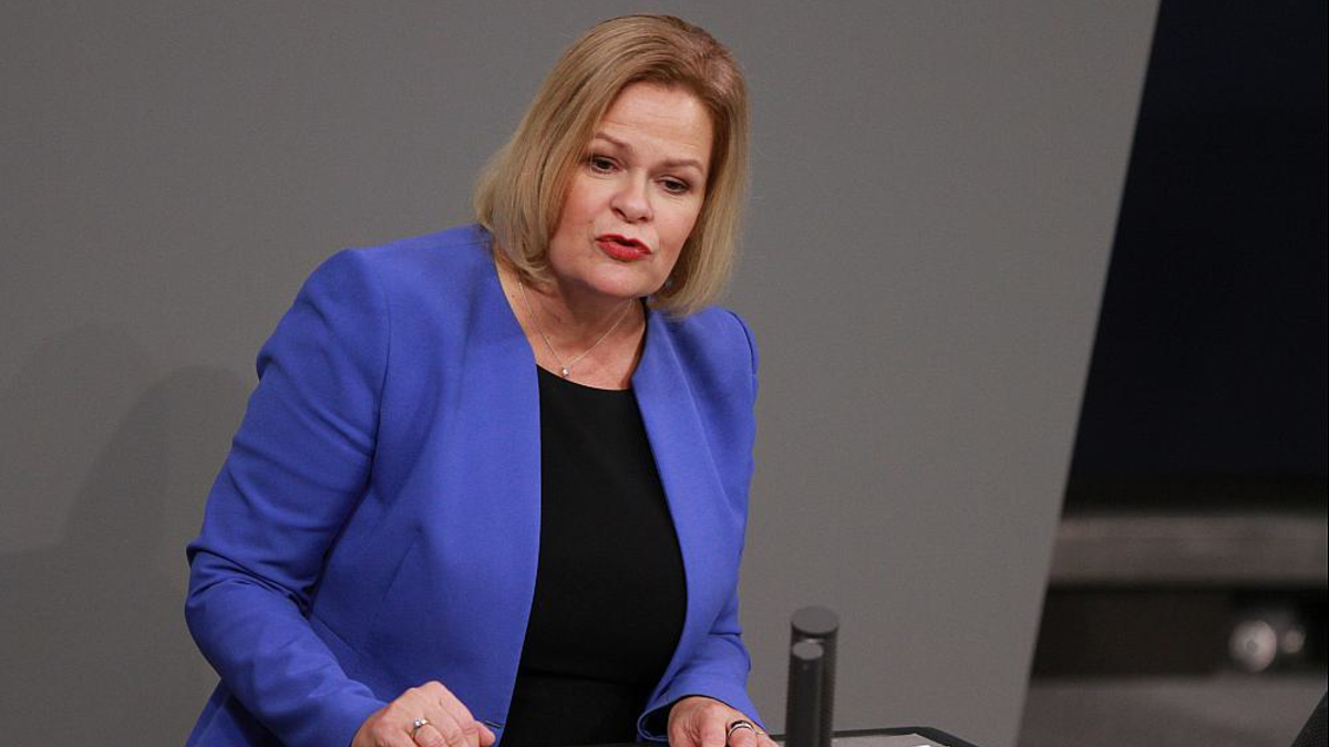 Nancy Faeser (Archiv) - Foto: über dts Nachrichtenagentur