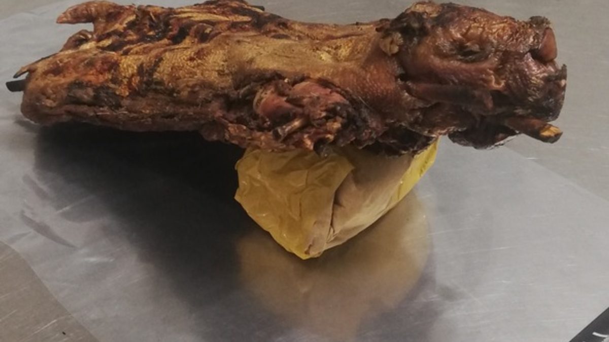 HZA-M: Gegrilltes Nagetier aus Togo vom Zoll sichergestellt - Foto: presseportal.de