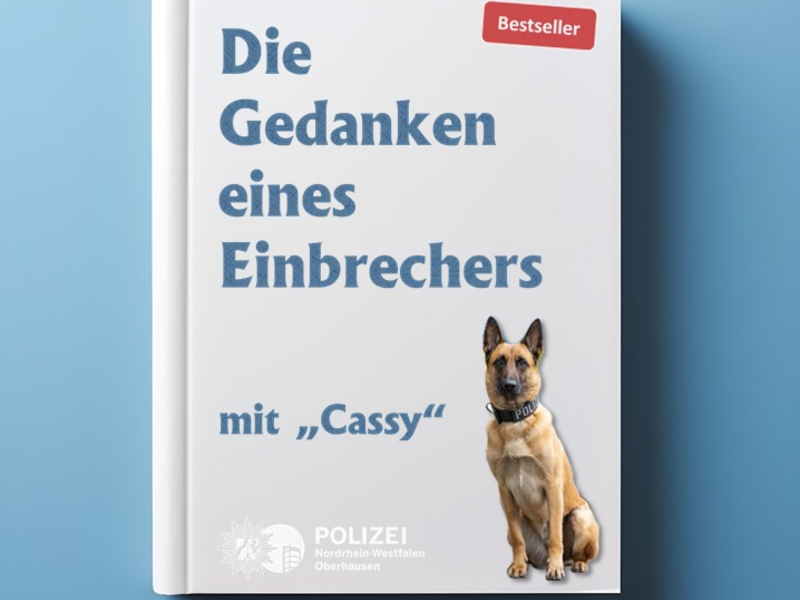 POL-OB: Buchtipp: Die Gedanken eines Einbrechers (mit Cassy) - Foto: presseportal.de