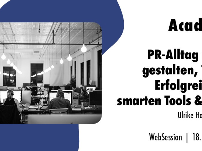 PR-Alltag mit KI gestalten, Teil 2: Erfolgreich mit smarten Tools & Tricks / Ein Online-Seminar der news aktuell Academy am 18. März 2024 - Foto: presseportal.de