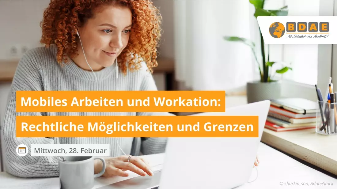 Mobiles Arbeiten im Ausland und Workation rechtlich sicher planen - Bild: presseportal.de
