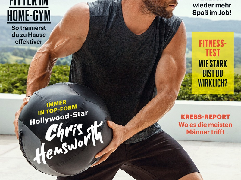 Chris Hemsworth verrät in Men's Health: Regelmäßige Eisbäder sollen helfen, sein Alzheimer-Risiko zu senken - Foto: presseportal.de