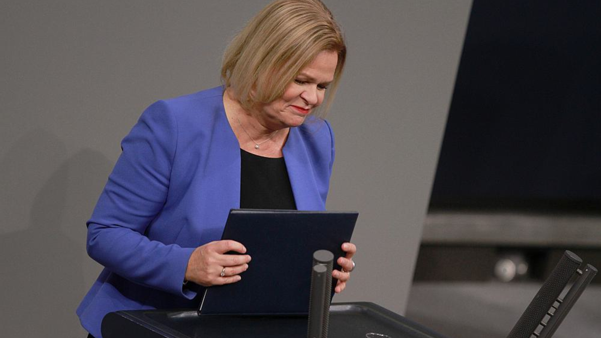 Nancy Faeser (Archiv) - Foto: über dts Nachrichtenagentur