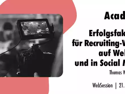 Erfolgsfaktoren für Recruiting-Videos auf Websites und in Social Media / Ein Online-Seminar der news aktuell Academy am 21. März 2024 - Foto: presseportal.de
