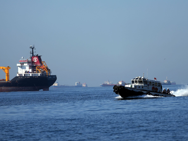 Die türkische Küstenwache hat Rettungsboote und ein Flugzeug entsandt, um die Schiffsbesatzung zu finden. (Symbolbild) - Foto: Khalil Hamra/AP/dpa