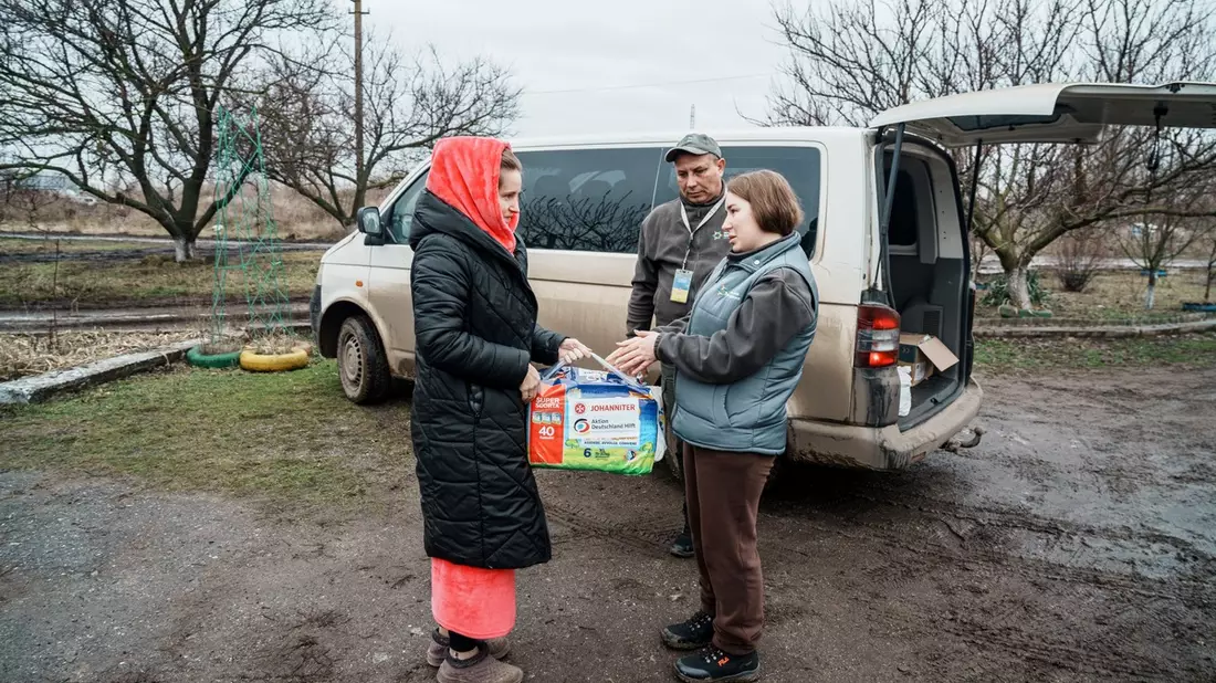 Zwei Jahre Ukraine-Hilfe der Johanniter / Johanniter unterstützen weiterhin Menschen in der Ukraine, den Nachbarländern und in Deutschland - Bild: presseportal.de