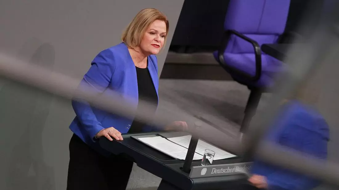 Nancy Faeser (Archiv) - Bild: über dts Nachrichtenagentur