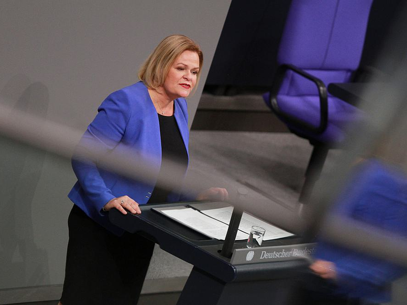 Nancy Faeser (Archiv) - Foto: über dts Nachrichtenagentur