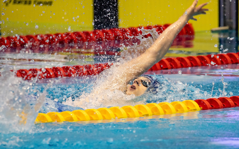 Lukas Märtens ist im WM-Halbfinale über 200 Meter Rücken ausgeschieden. - Foto: Andreas Gora/dpa/Archivbild Lukas Märtens ist im WM-Halbfinale über 200 Meter Rücken ausgeschieden. - Foto: Andreas Gora/dpa/Archivbild