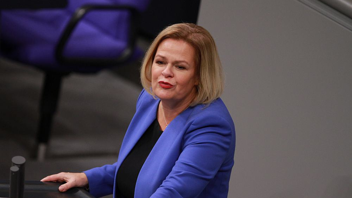 Nancy Faeser (Archiv) - Foto: über dts Nachrichtenagentur