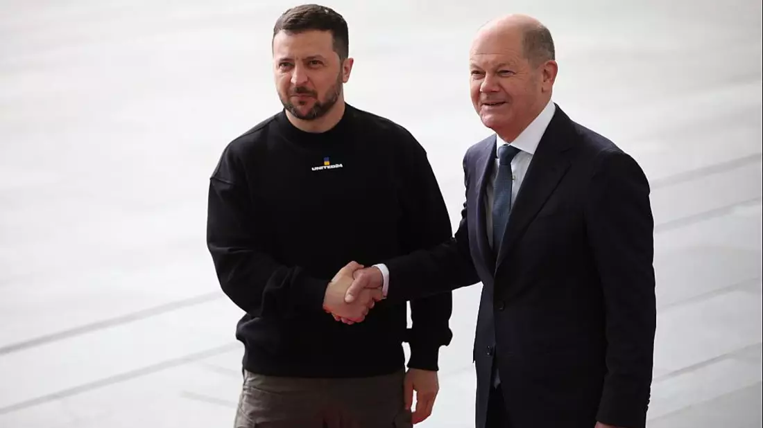 Wolodymyr Selenskyj am 14.05.2023 im Kanzleramt - Bild: über dts Nachrichtenagentur