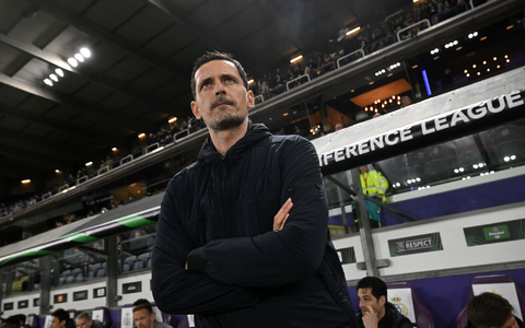 Hätte sich gegen Union Saint-Gilloise ein besseres Ergebnis gewünscht: Dino Toppmöller. - Foto: Federico Gambarini/dpa