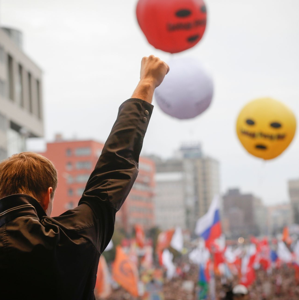 Alexej Nawalny bei einer Protestkundgebung in Moskau (2012). - Foto: Sergey Ponomarev/AP