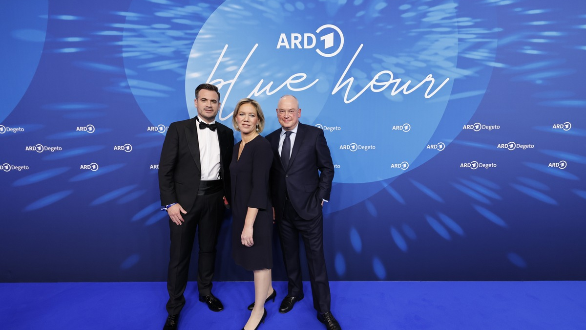 Die ARD BLUE HOUR 2024/Treffen der Stars, Kreativen und Medienvertreter in neuer Location beim ARD-Empfang anlässlich der 74. Berlinale - Foto: presseportal.de