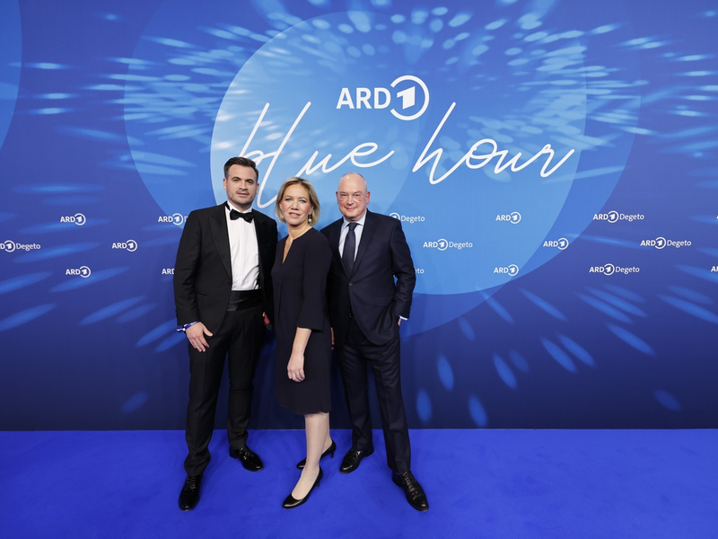 Die ARD BLUE HOUR 2024/Treffen der Stars, Kreativen und Medienvertreter in neuer Location beim ARD-Empfang anlässlich der 74. Berlinale - Foto: presseportal.de