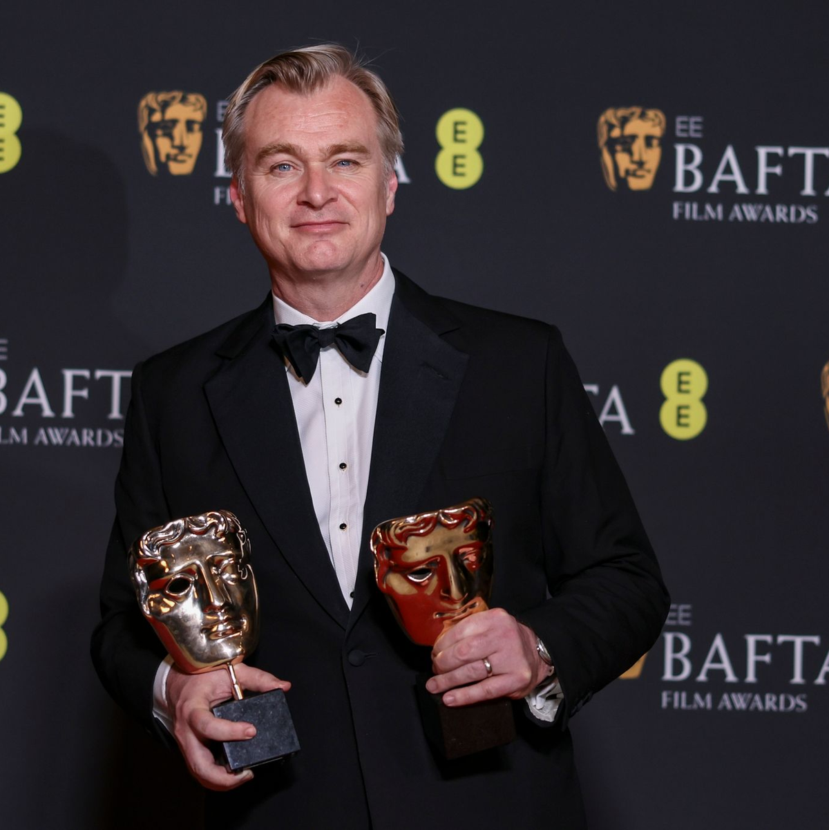 Regisseur Christopher Nolan durfte sich über zwei Baftas für «Oppenheimer» freuen. - Foto: Vianney Le Caer/Invision/AP