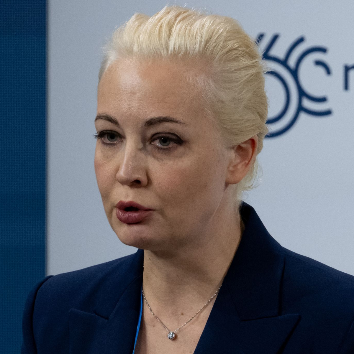 Kämpferisch: Julia Nawalnaja während  der Sicherheitskonferenz in München. - Foto: Sven Hoppe/dpa