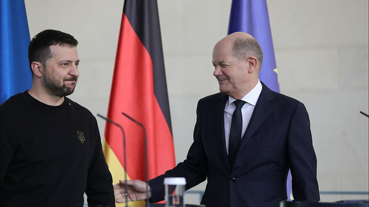 Wolodymyr Selenskyj und Olaf Scholz am 16.02.2024 - Foto: über dts Nachrichtenagentur