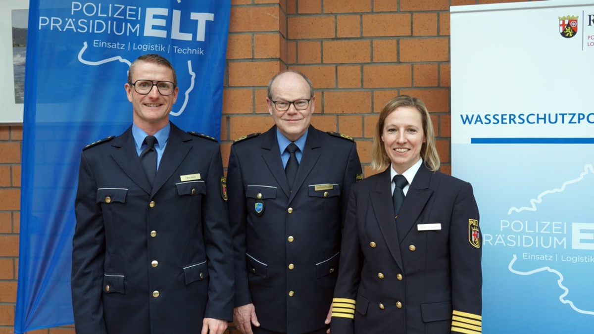 PP-ELT: Führungswechsel in der rheinland-pfälzischen Wasserschutzpolizei: Polizeidirektorin Katja Weickert übernimmt Abteilungsleitung - Foto: presseportal.de