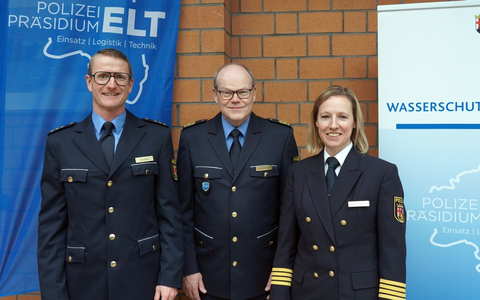 PP-ELT: Führungswechsel in der rheinland-pfälzischen Wasserschutzpolizei: Polizeidirektorin Katja Weickert übernimmt Abteilungsleitung - Foto: presseportal.de PP-ELT: Führungswechsel in der rheinland-pfälzischen Wasserschutzpolizei: Polizeidirektorin Katja Weickert übernimmt Abteilungsleitung - Foto: presseportal.de