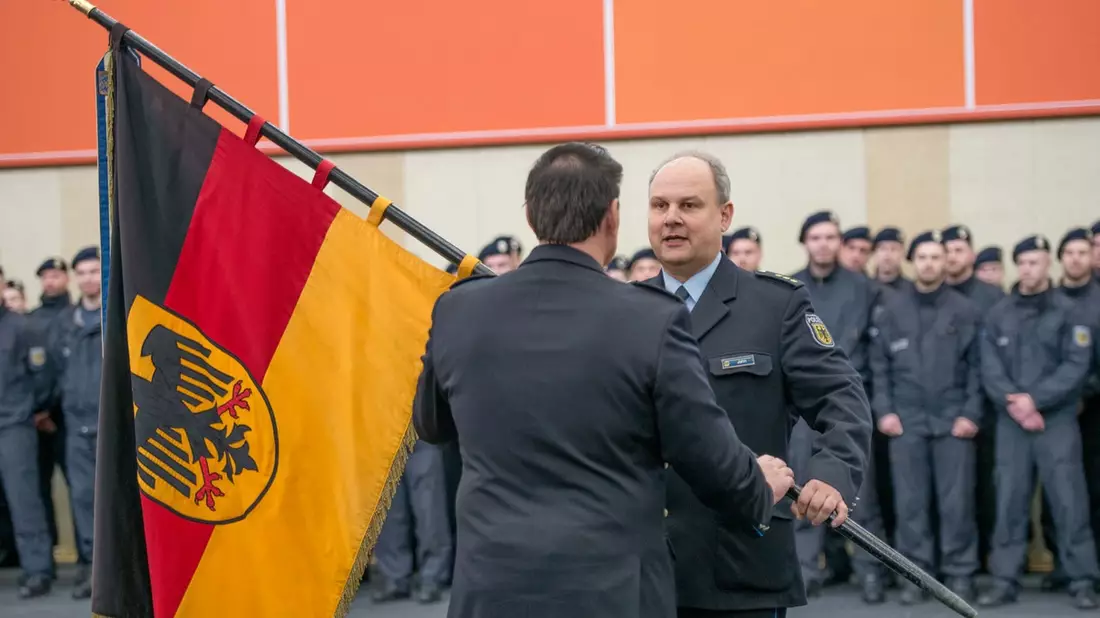 BPOLD-BBS: Bundespolizeiabteilung Ratzeburg jetzt offiziell unter neuer Leitung - Bild: presseportal.de