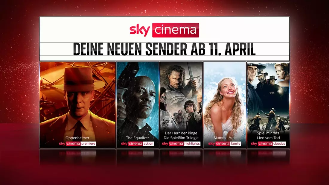 Klar kuratiert oder einfach auf Abruf: Sky Cinema präsentiert sich mit neuer Movie Channel Strategie - Bild: presseportal.de