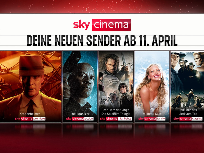 Klar kuratiert oder einfach auf Abruf: Sky Cinema präsentiert sich mit neuer Movie Channel Strategie - Foto: presseportal.de